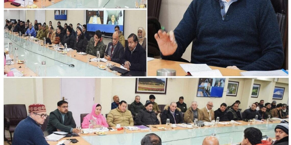 CM Omar Abdullah chairs pre-Budget consultation meeting with stakeholders in Srinagar