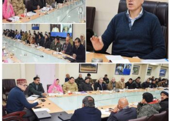 CM Omar Abdullah chairs pre-Budget consultation meeting with stakeholders in Srinagar