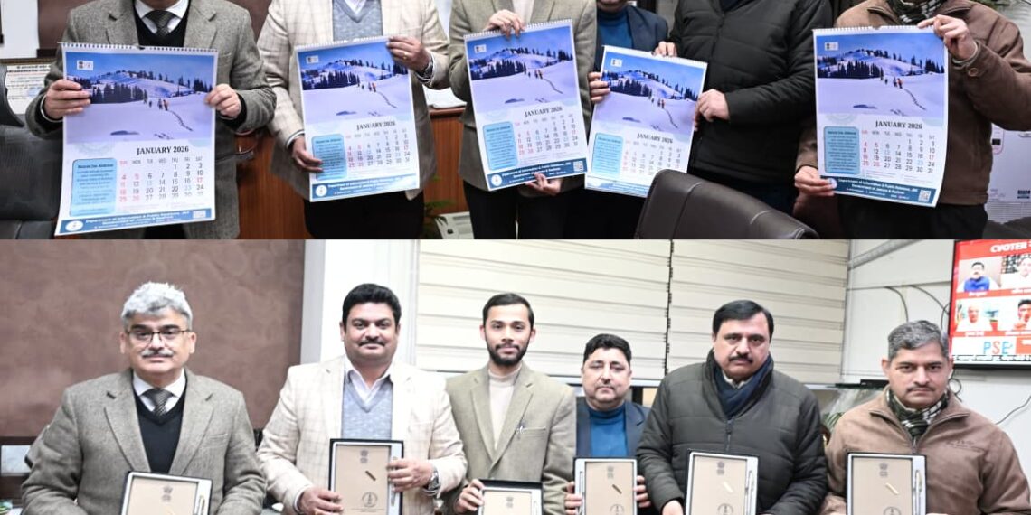 Chief Secretary releases DIPR Calendar-2026 and Official Diary