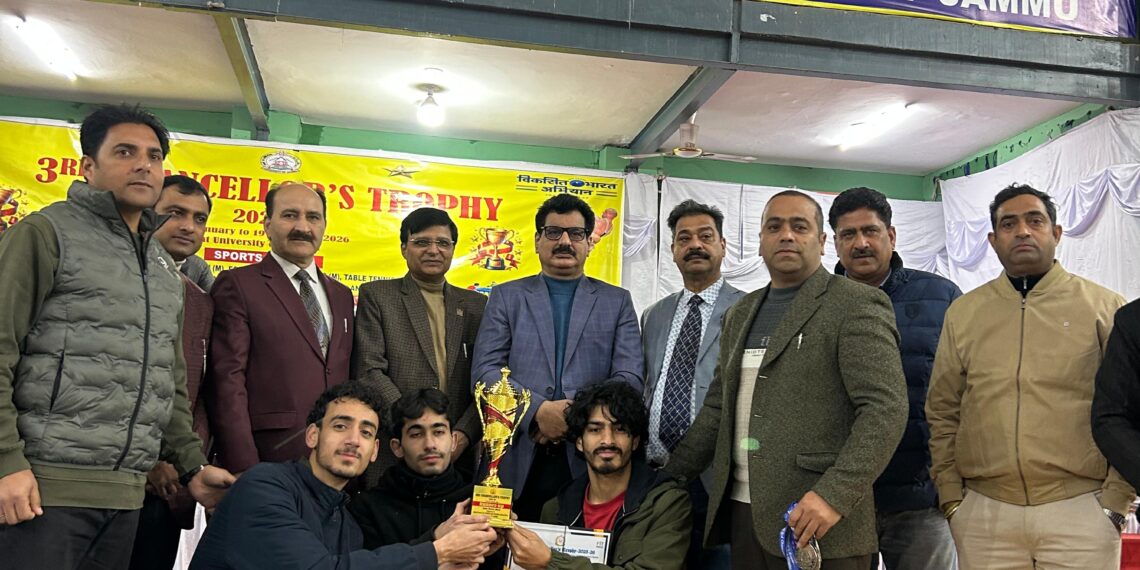 IUST bags five medals in the 3rd Chancellor’s Tournament