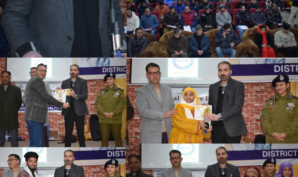 Pulwama Celebrates 16th National Voters’ Day