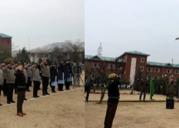 VC presides over the Republic Day celebrations at IUST Awantipora