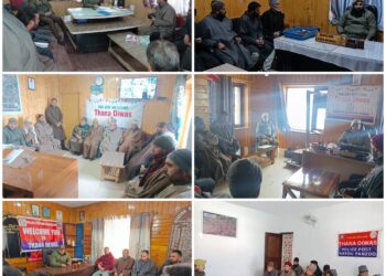 Police Observes Thana Diwas in Budgam, Awantipora