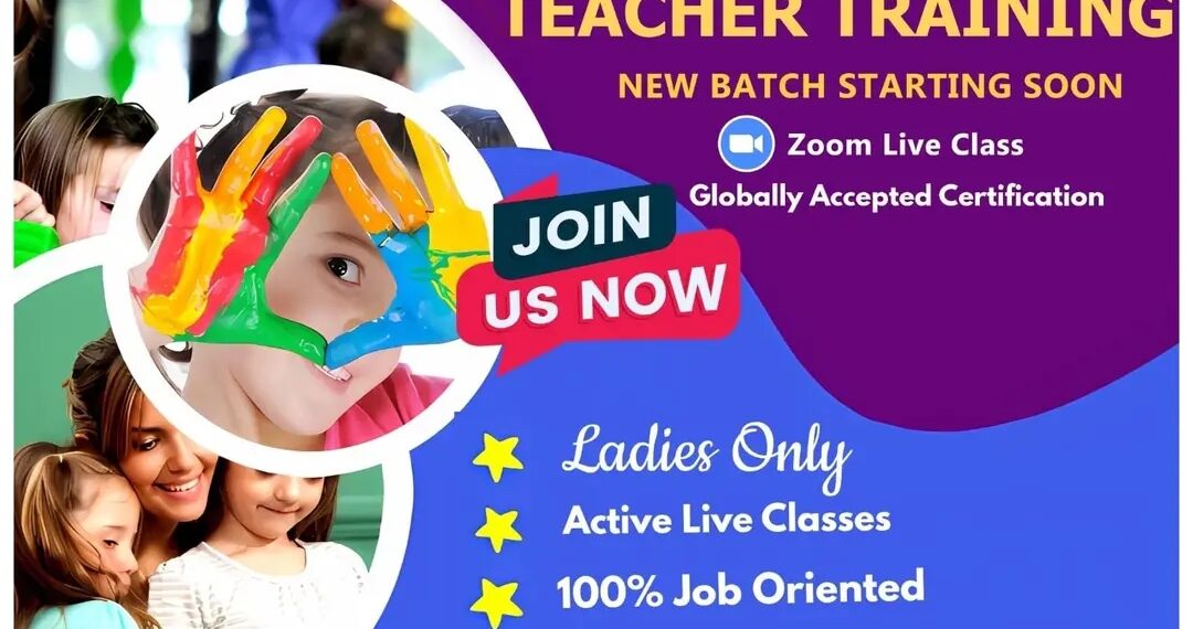 National Child Development Council Announces Admissions for Montessori Teacher Training Program