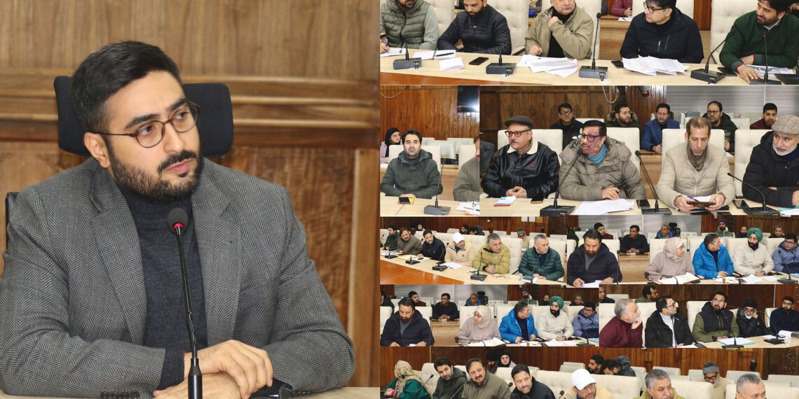 DC Srinagar reviews progress of works under District CAPEX budget for 2025-26