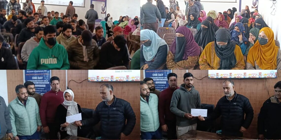 Entrepreneurship Mela under Mission YUVA organised at Tral