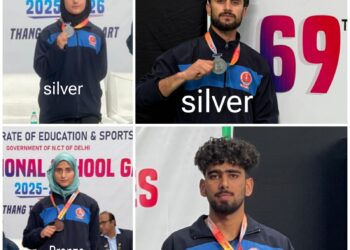 Tral’s Khelo India Thang-Ta Centre Bags Four Medals at National Level