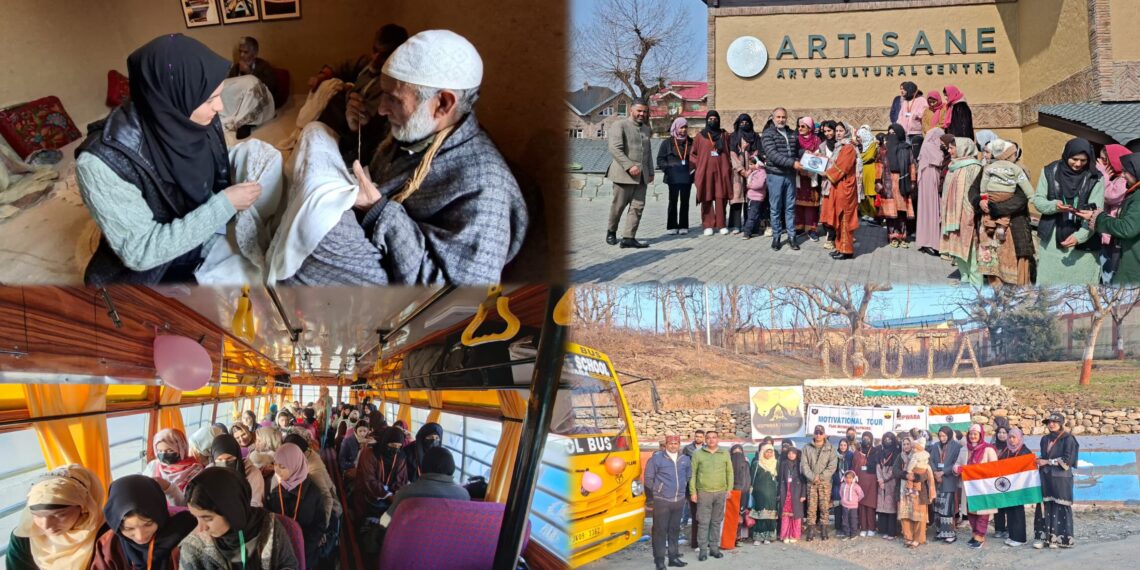 INDIAN ARMY ORGANISED MOTIVATIONAL TOUR FOR FLWOK GIRLS (FLAG WOMEN OF KUPWARA) TO GULMARG