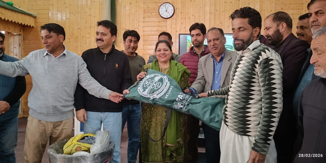 Awareness-cum-Agricultural Implement Distribution Programme Held SKUAST-K Wadoora Campus, 300 ST Farmers Benefited