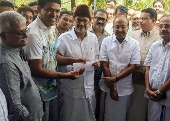 Education activist Baba Alexander joins the Indian Union Muslim League party 