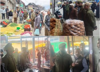 Joint team conducts market inspection in Kangan ahead of Ramadan