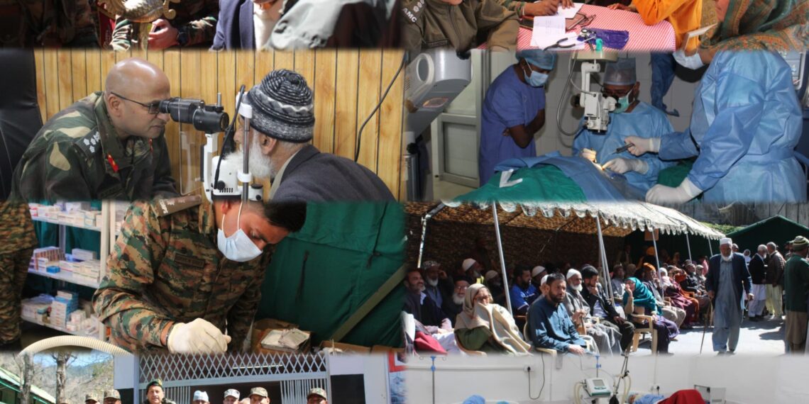 Indian Army Conducts Mega Eye, Medical and Dental Camp at Tangdhar Under Op Sadbhavana