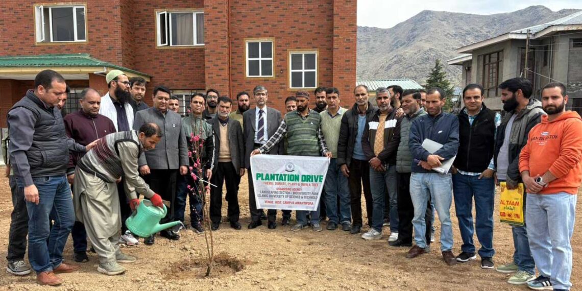 IUST Launches Plantation Week with Campus-wide Green Drive