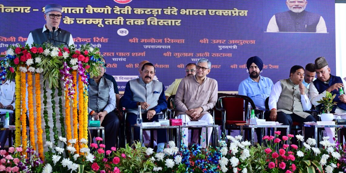 CM Omar Abdullah hails Jammu-Srinagar rail link as transformative for economy, mobility and trade; calls for inland dry port to boost exports
