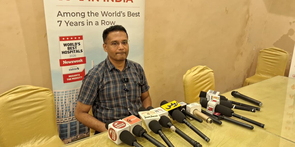 Medanta Holds Press Conference in Srinagar led by Dr. Anirban Deep Banerjee
