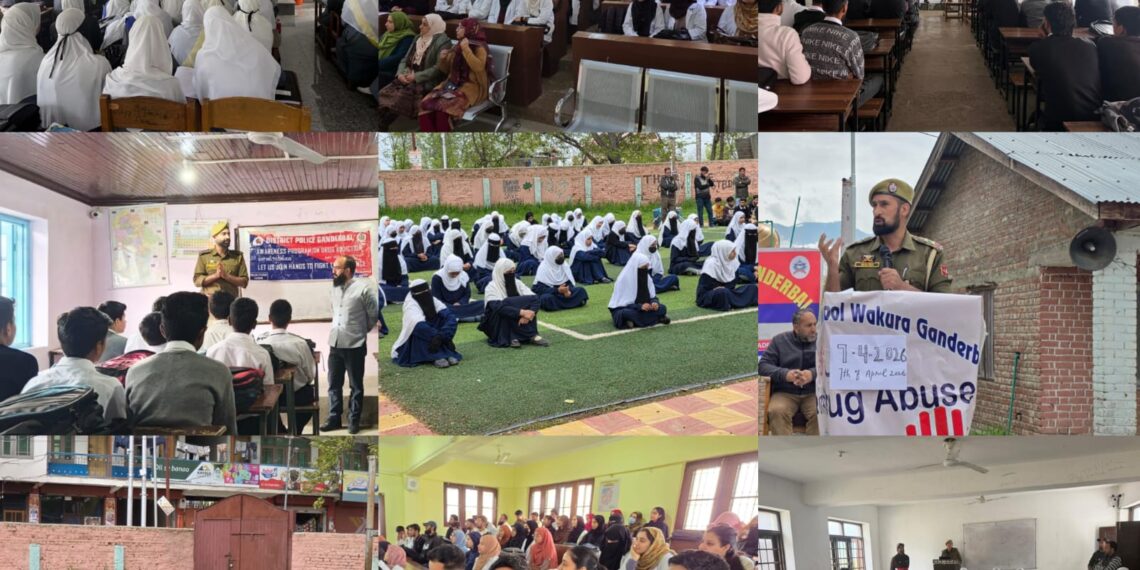 Ganderbal Police Hold Drug Awareness Programmes Across District