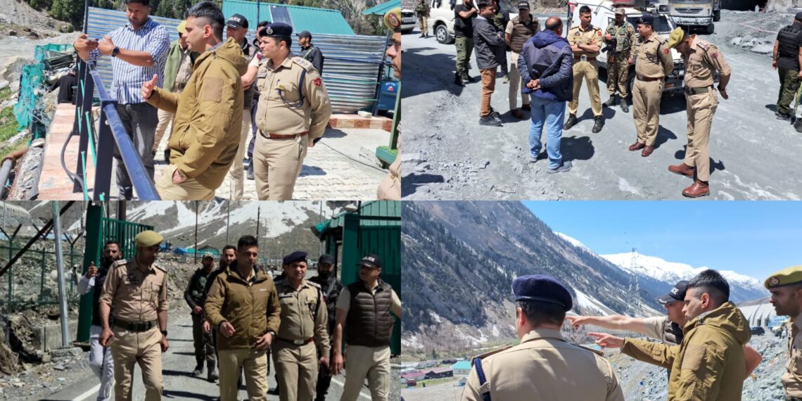 SSP Sudhanshu Dhama Reviews Amarnath Yatra Preparations at Baltal Base Camp