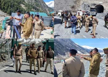 SSP Sudhanshu Dhama Reviews Amarnath Yatra Preparations at Baltal Base Camp