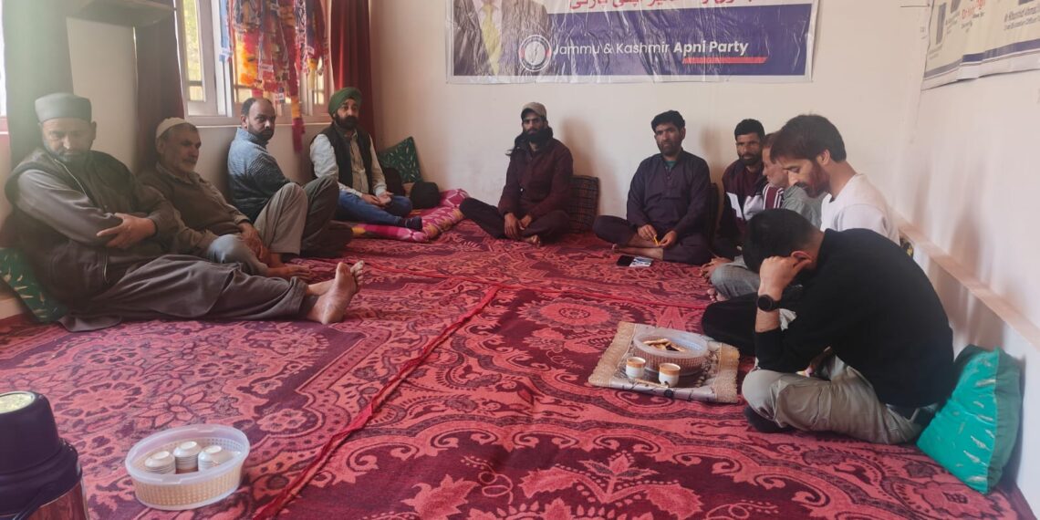J&K Apni Party Leader Dr. Harbaksh Singh Visits Tral, Holds Condolence Meetings