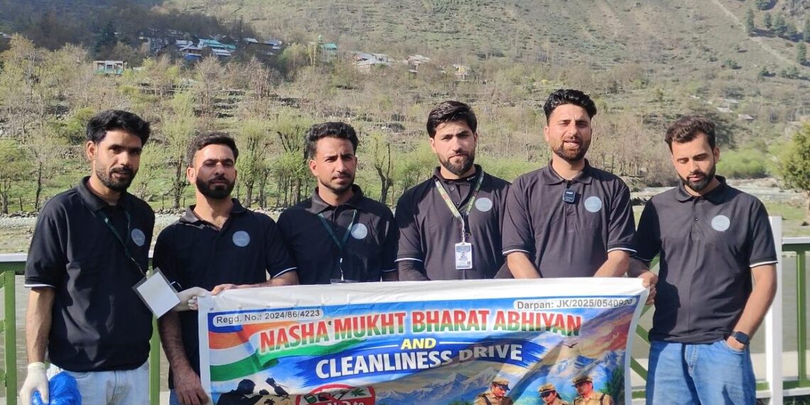 Cleanliness Drive Held at Pahalgam Meadows to Promote Sustainable Tourism