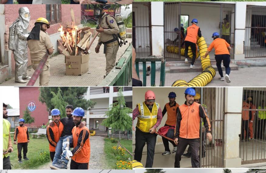 DDMA Pulwama conducts Mock Drill Exercise at DPL Pulwama