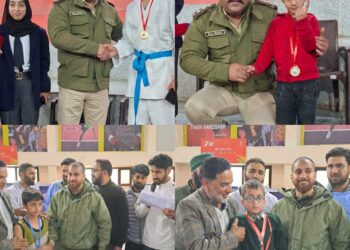 Karate Championship Held at Indoor Stadium Bajwani Tral; DYSP Tral Attends as Chief Guest