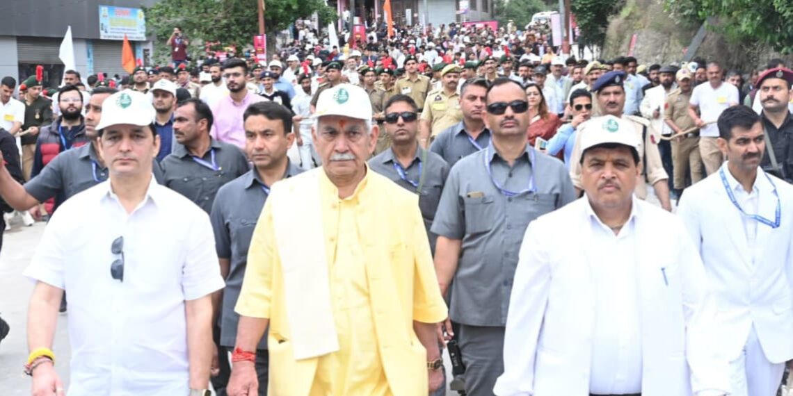 Lieutenant Governor Joins Drug-Free J&K Campaign in Doda