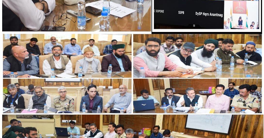 Divisional Commissioner Kashmir reviews Eid-ul-Adha arrangements