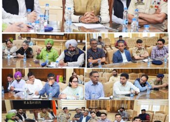 Div Com Kashmir reviews arrangements for NCC National Integration Camp under “Ek Bharat Shreshtha Bharat”