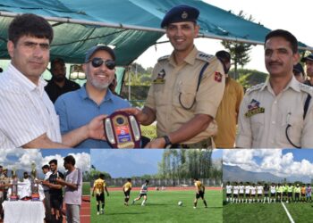 Ganderbal Police Football Tournament Concludes at Gadoora
