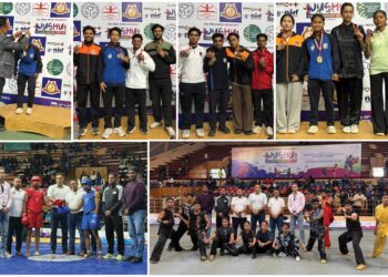 All India Inter-University Wushu Championship witnesses competitive Taolu action on Day 3 & 4