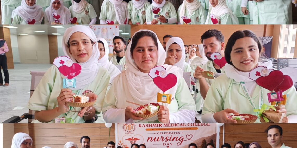 Kashmir Medical College and Hospital Sempora celebrates International Nurses Day