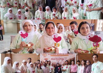 Kashmir Medical College and Hospital Sempora celebrates International Nurses Day