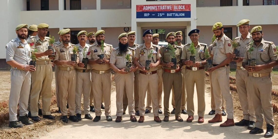 23 JKAP IR Lethpora Launches Plantation Drive to Promote Environmental Sustainability