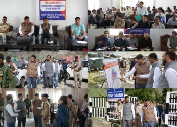 Div Com Kashmir visits Baltal, takes spot appraisal of arrangements for SANJY-2026 along Baltal axis