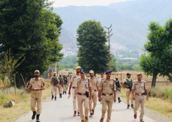 Route March Carried by 23 JKAP IR Lethpora
