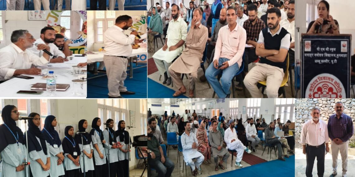JNV Lolab Reinforces Parent–School Partnership; Principal Ratheesh Kumar Leads New Era of Academic Reforms Through PTC Meeting