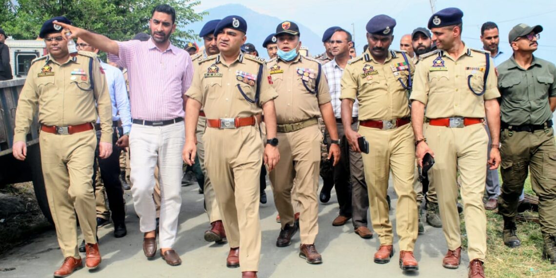 IGP Kashmir Reviews Multi-Layered Security Grid for Amarnath Yatra in Ganderbal
