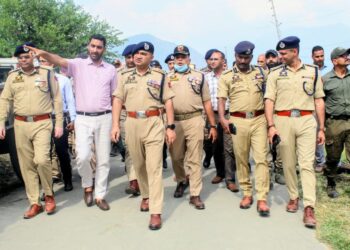 IGP Kashmir Reviews Multi-Layered Security Grid for Amarnath Yatra in Ganderbal