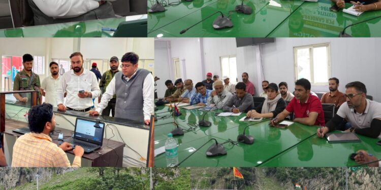 DC Ganderbal reviews Shri Amarnath Ji Yatra-2026 arrangements at Baltal, issues directions for seamless coordination