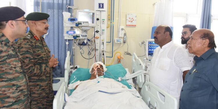 Deputy Chief Minister inspects development works in Udhampur, Katra; visits injured soldier at Northern Command Hospital