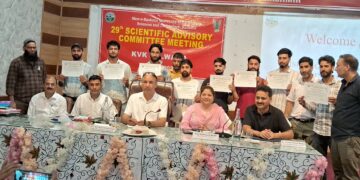 Vice Chancellor SKUAST-K chaired 29th SAC Meeting of KVK Pulwama