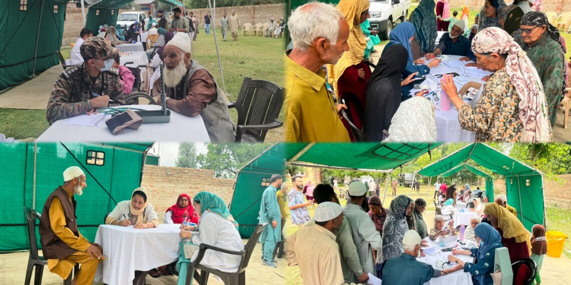 Indian Army & Health Dept Organise Joint Medical Camp at Kunan Poshpora Kupwara