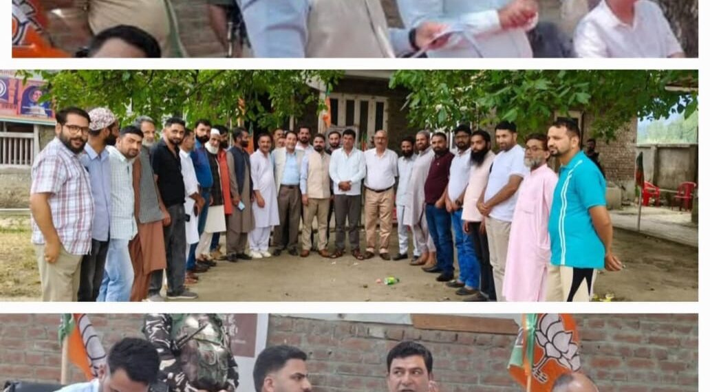 Mohd Anwar Khan Chairs BJP Organisational Meeting in Kupwara, Reviews Party Strengthening Measures