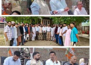Mohd Anwar Khan Chairs BJP Organisational Meeting in Kupwara, Reviews Party Strengthening Measures