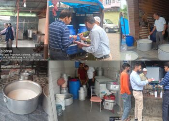 FDA J&K Conducts Special Enforcement Drive On Milk & Milk Products Across all the districts of UT