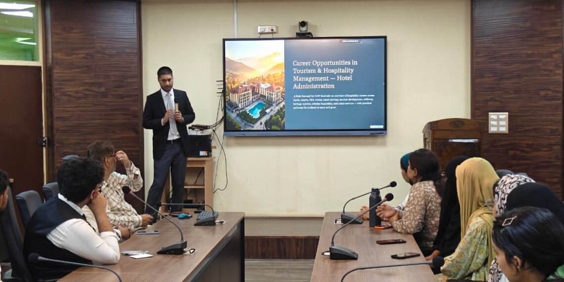 IUST Holds Industry-Academia Interaction for B.Voc Tourism & Hospitality Students