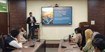 IUST Holds Industry-Academia Interaction for B.Voc Tourism & Hospitality Students