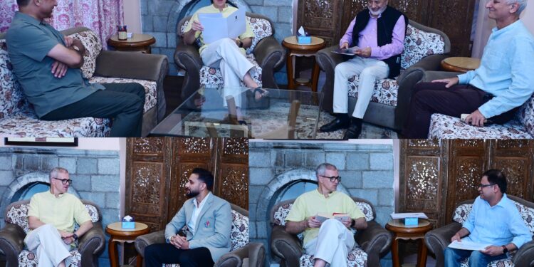CM Omar Abdullah meets several individuals, deputations at Raabita