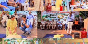 Fire Safety & Disaster Management Training conducted at Govt. HSS Ghat (Doda)